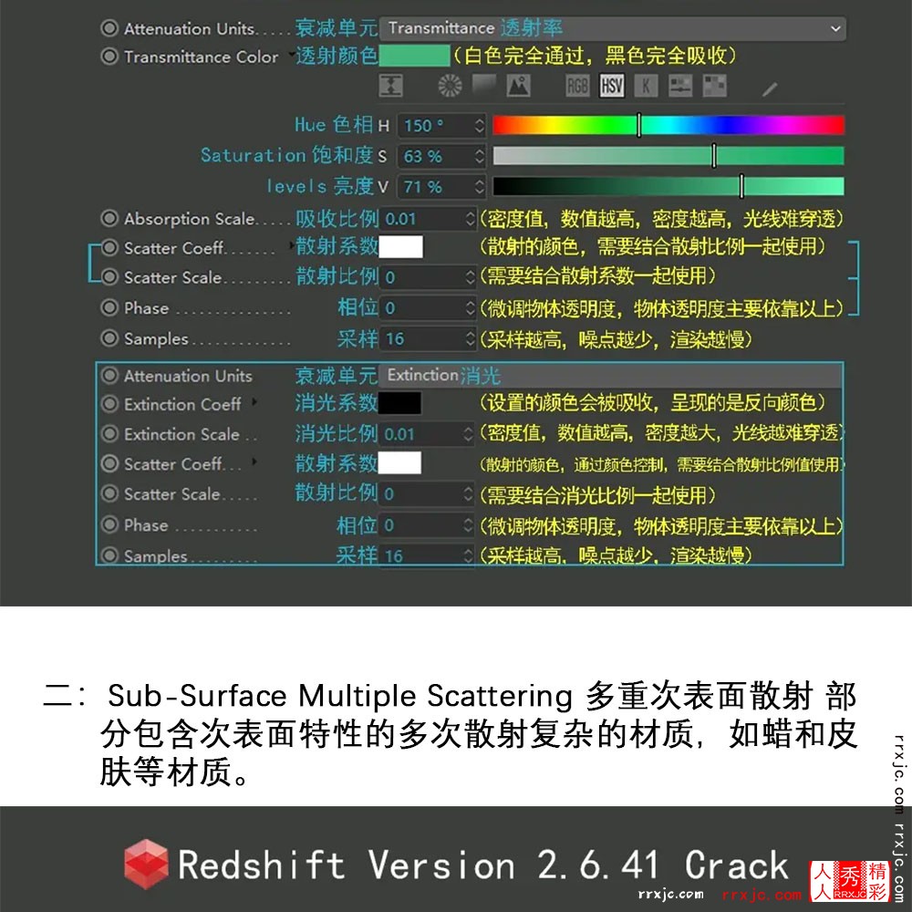 004C4D-Redshift-标准材质节点的详细中英文图文讲解_04.jpg