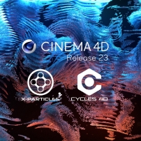 X粒子版本895和Cycle 4D版本509与Cinema 4D R23兼容。