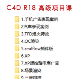 【101002】C4DR18-JC-QX-G01 高级项目课